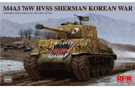 RYE FIELD 1/35 US ARMY M4A3 76w hvss Sherman Korean war
